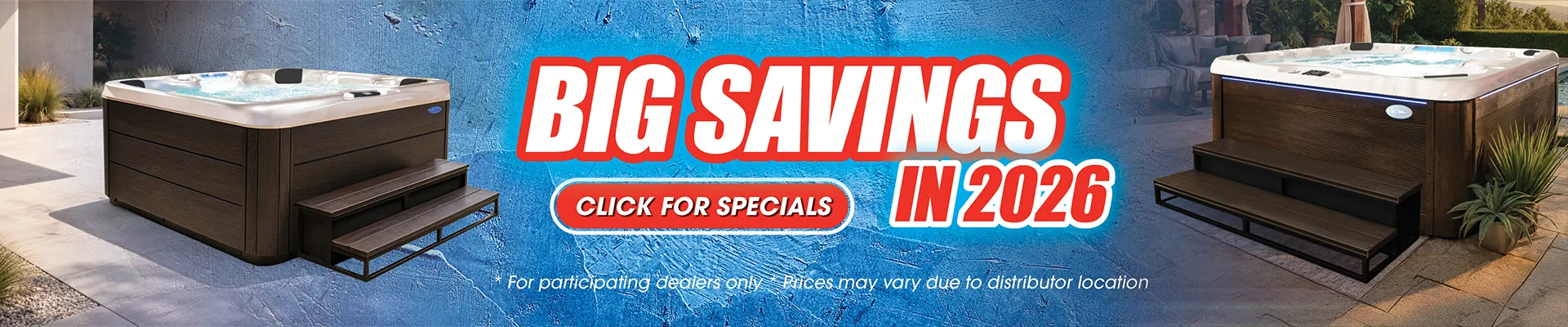 Calspas hot tub being used in a family setting - Hoover