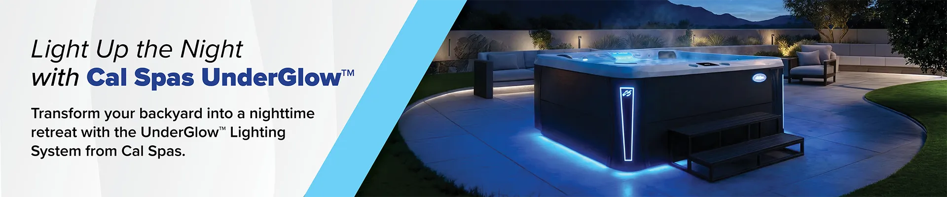 Calspas hot tub being used in a family setting - Hoover